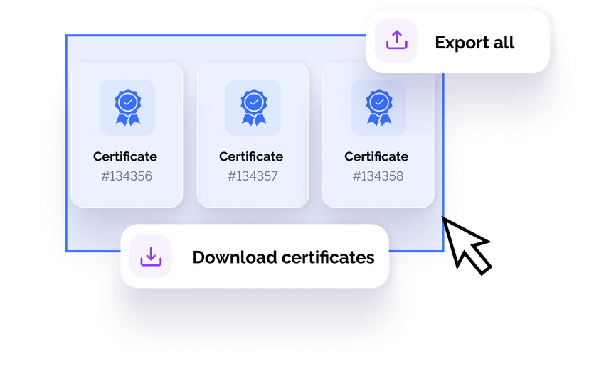 Bulk Certificate Export