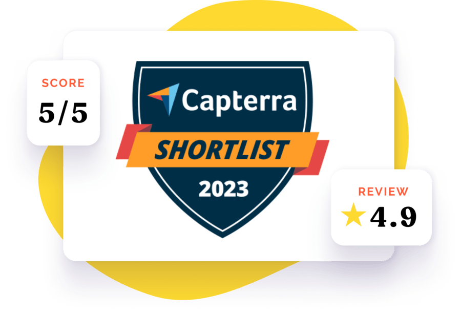 Placed in the Capterra Shortlist for Training Software