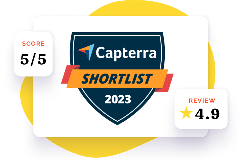 Placed in the Capterra Shortlist for Training Software