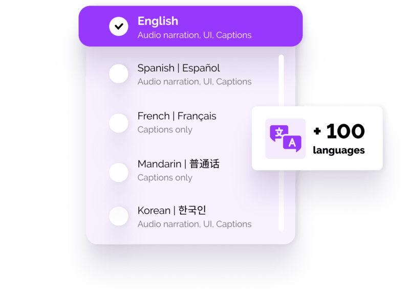 Engage Employees With Their Choice of 100 Languages