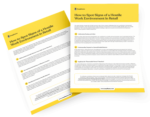 Recognizing Signs of a Hostile Work Environment in Retail
