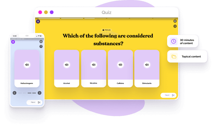 The most thorough online Drug and Alcohol Awareness on Campus Course